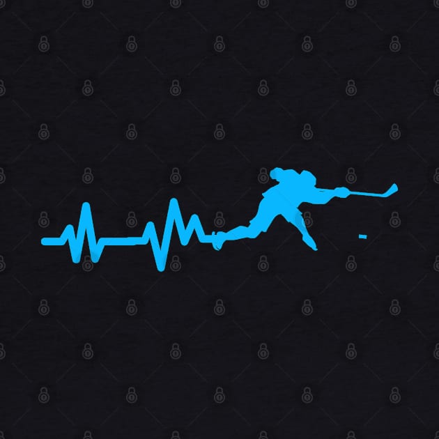 Hockey Player Heartbeat by EQDesigns